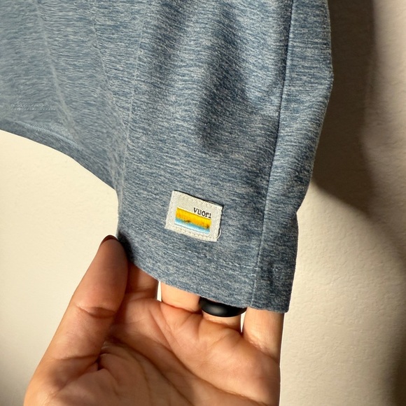 Vuori Men's Polo Shirt Blue Size M - Picture 3 of 6